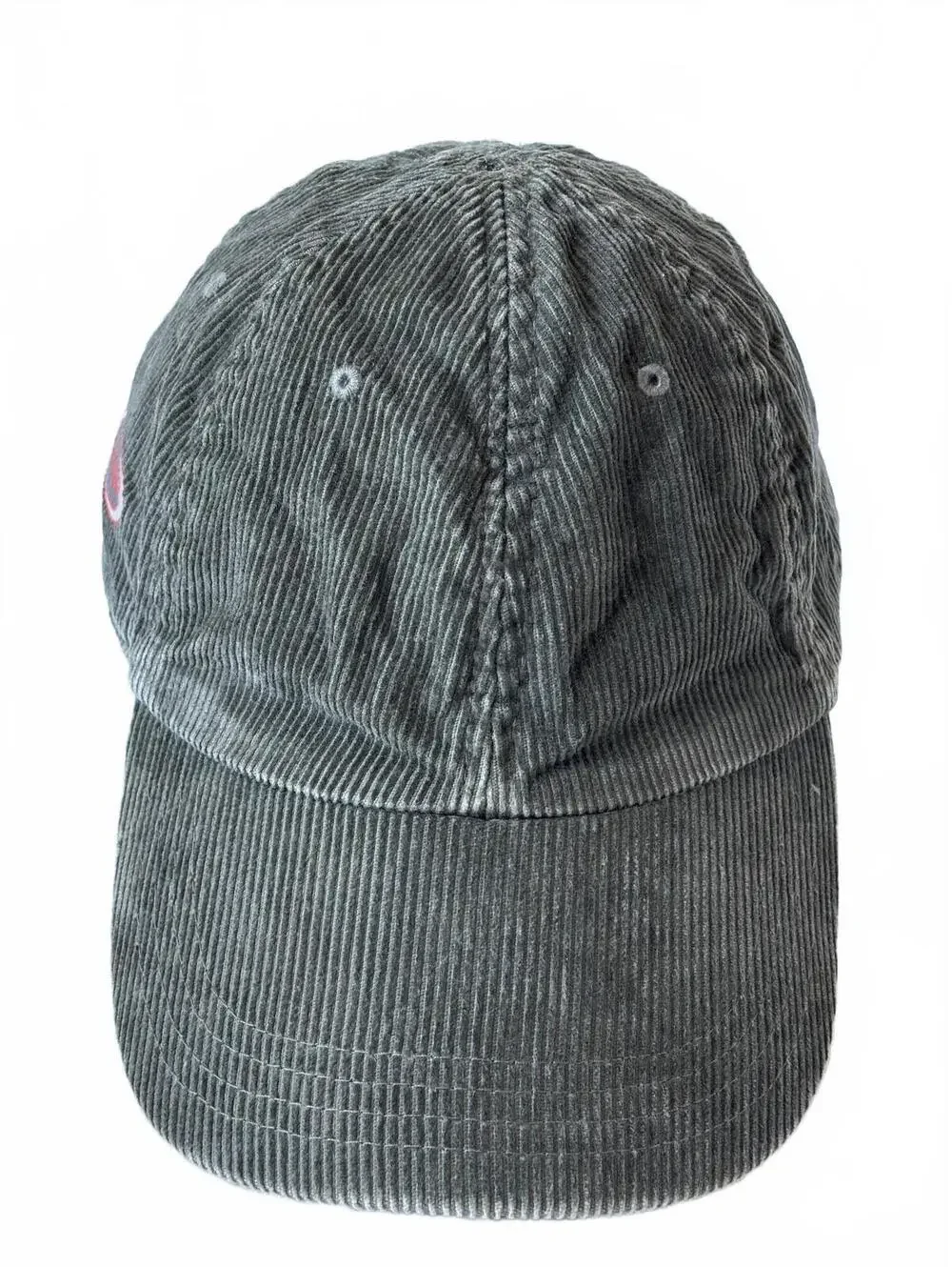 Old Navy Olive Green Corduroy Dad Hat Embroidered Oval Logo Patch Size M/L